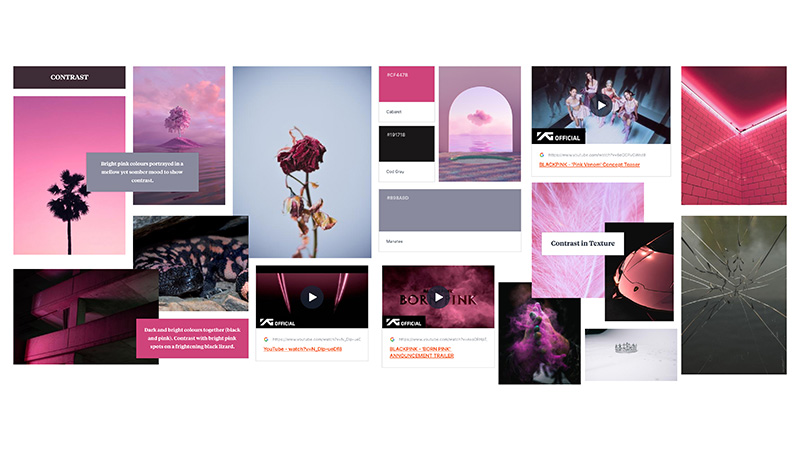 Born Pink Moodboard