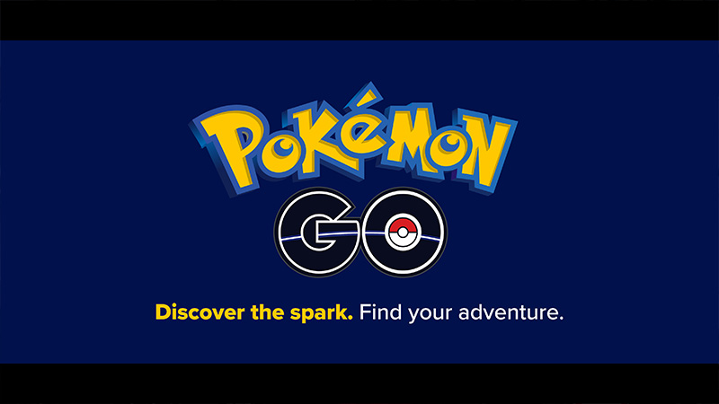 Pokemon Go Logo and Ad Slogan